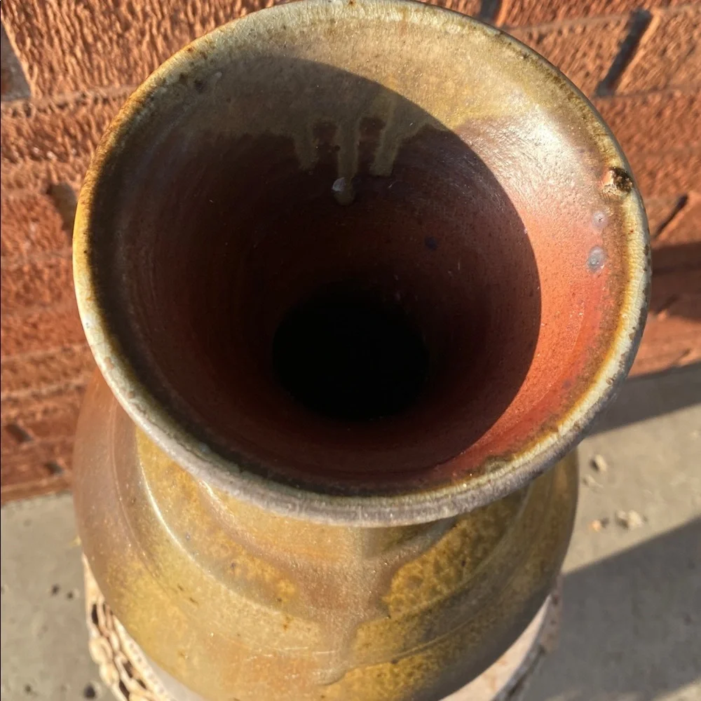 Two-Handled Vase in Natural Ash, 17”h (Silas Bradley)